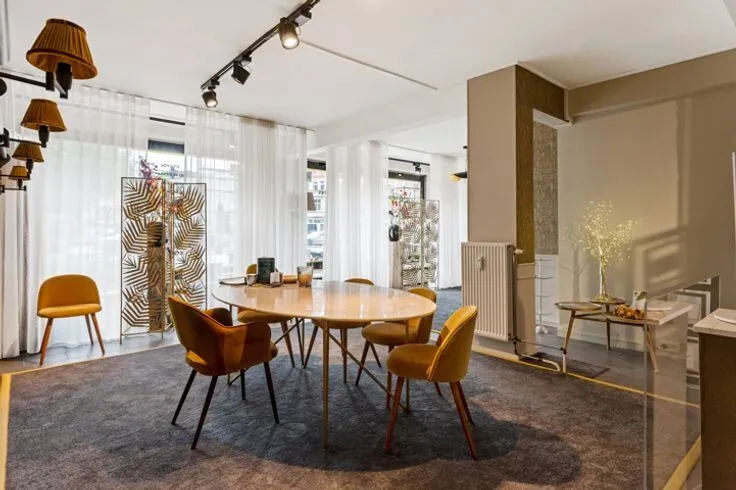 Dining Room - Apartment with Canal View in Antwerp