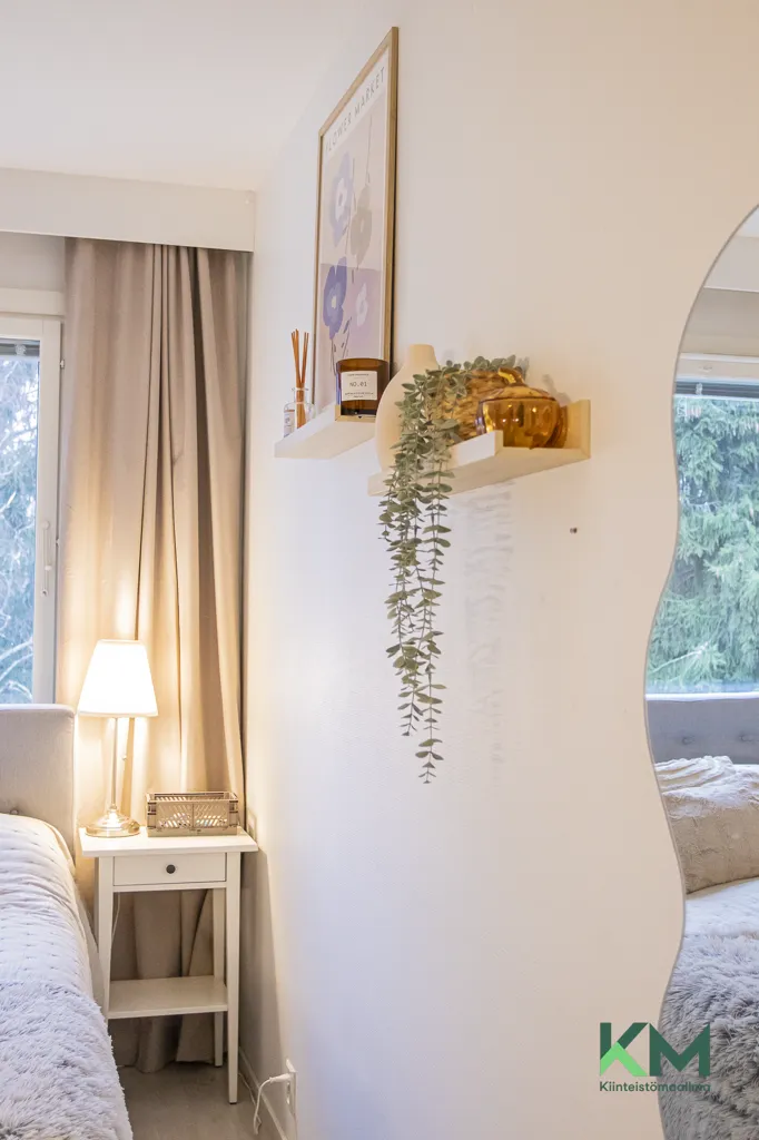 Camere da letto - Modernised Apartment with Garden View in Savonlinna