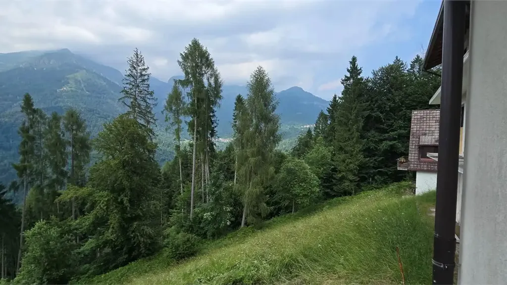 Garden - Terraced Villa with Dolomites View in Sovramonte