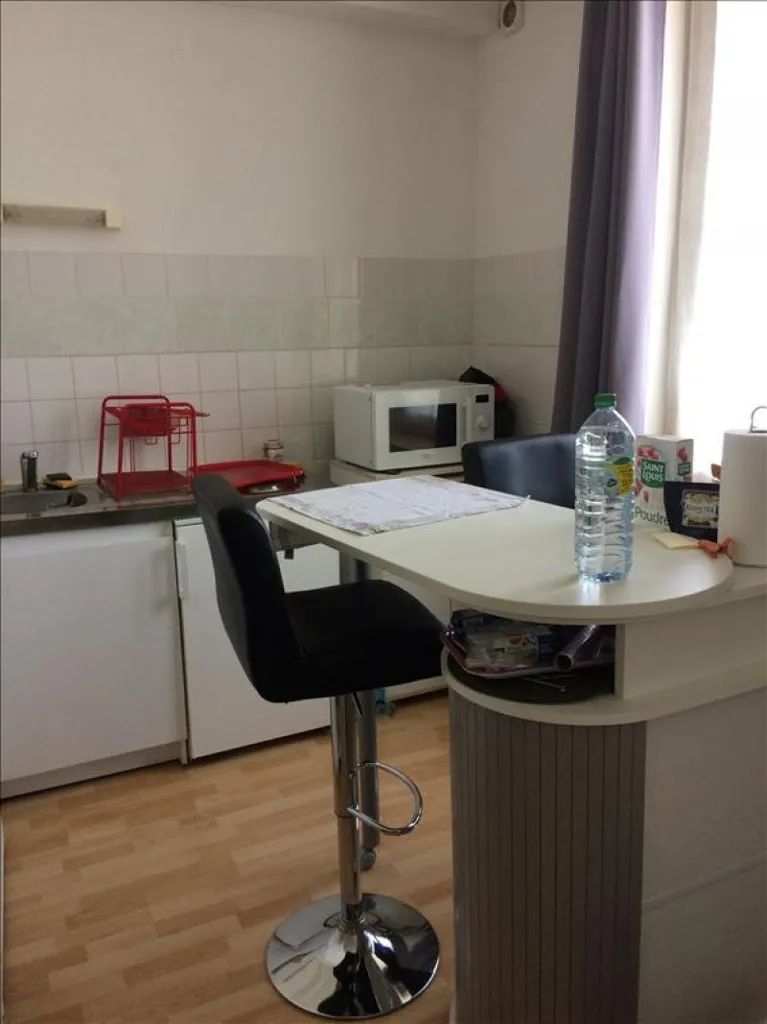 Cucina - Flat with Kitchenette near Gambier Lycée, Lisieux