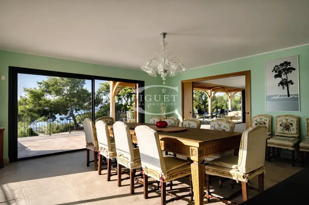 Söögituba - Contemporary Villa with Sea Views near Saint-Tropez