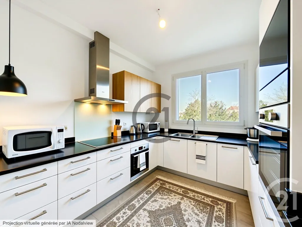 Cuisine - Appartement avec balcon à Sainte Savine