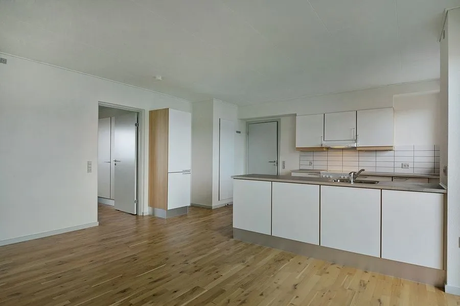 Cucina - 3-Bedroom Flat with Sea View in Hirtshals