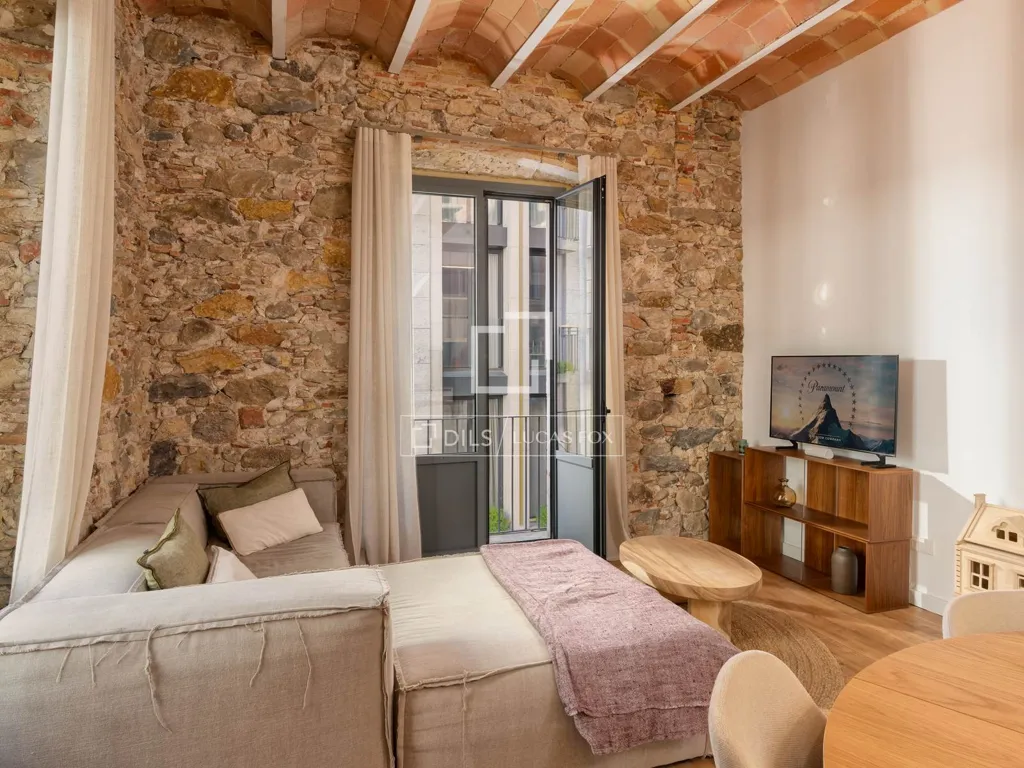 Soggiorno - Apartment in Historic Casa Arnau, Girona