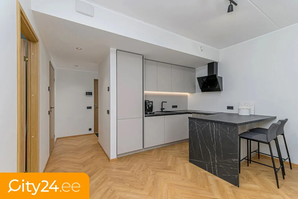 Cuisine - Minimalist 2-Room Flat with Balcony in Tiskreoja