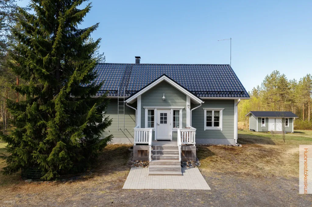Õhuvaade - Mammutti Log Cabin with Sauna in Kiiminki