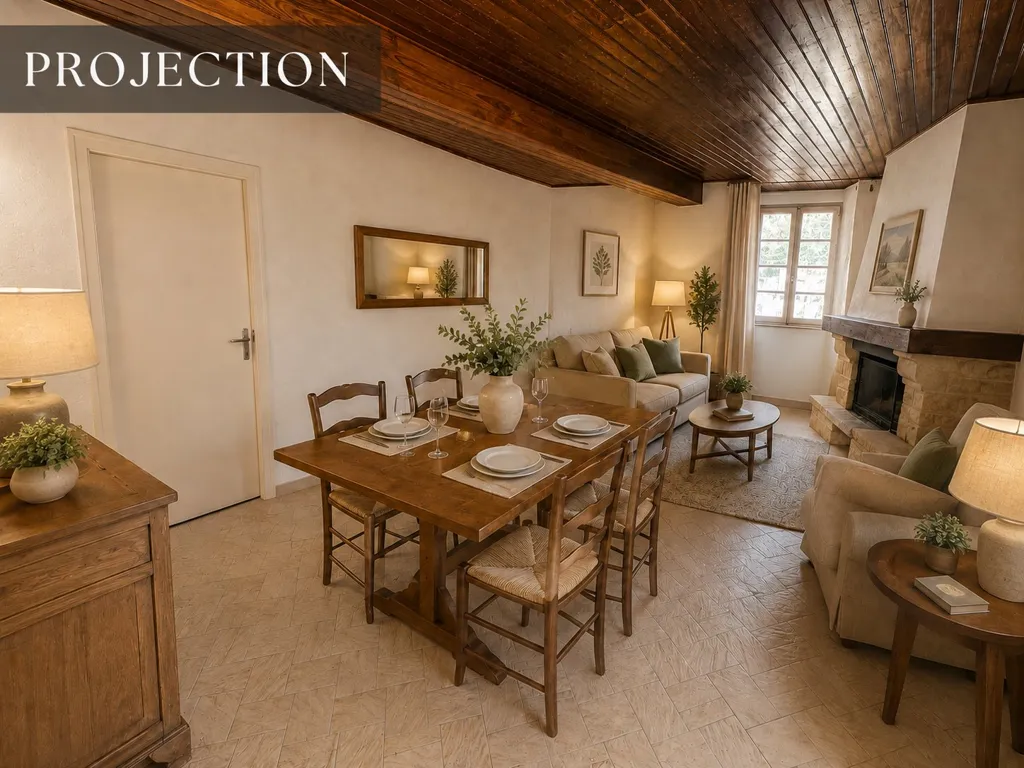 Dining Room - Charming Stone House in Montgaillard