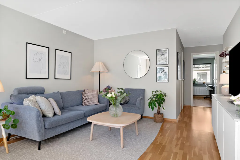 Séjour - Apartment with Balcony in Billdal