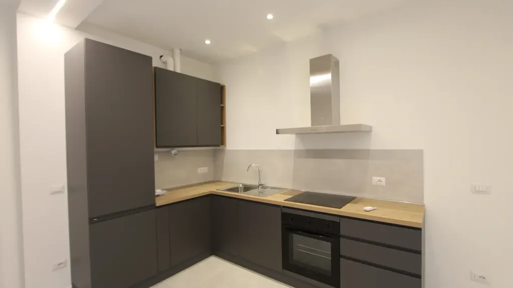 Köök - Fully Rented Apartment with Rocca View in Bazzano