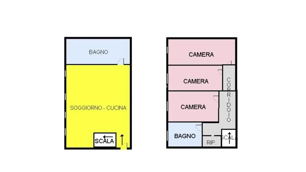 Plaan - Independent House with Garden in San Severo