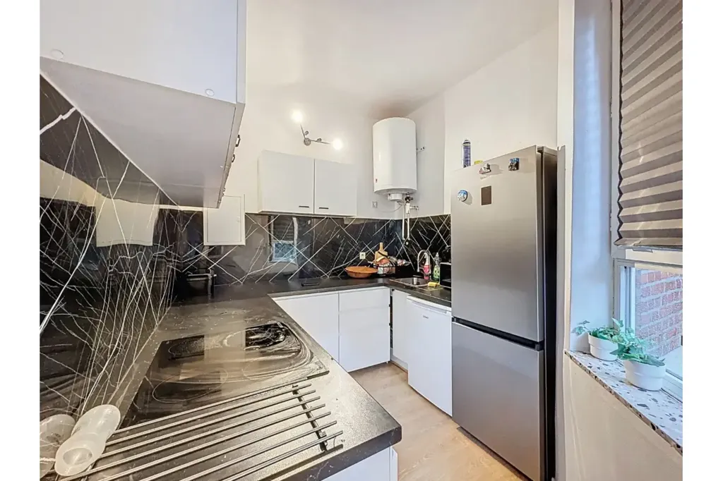 Köök - 2-Bedroom Apartment with Terrace in Schaerbeek