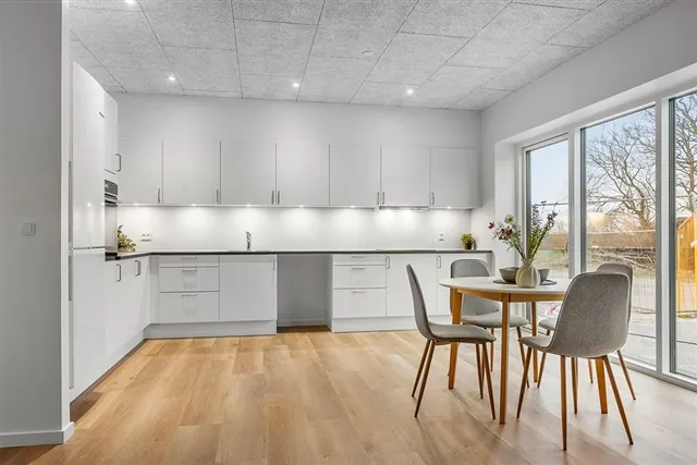 Söögituba - Spacious Apartment with Five Rooms in Hobro