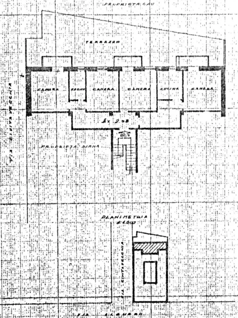 Plan - 4-Room Apartment with Balcony in Sassari