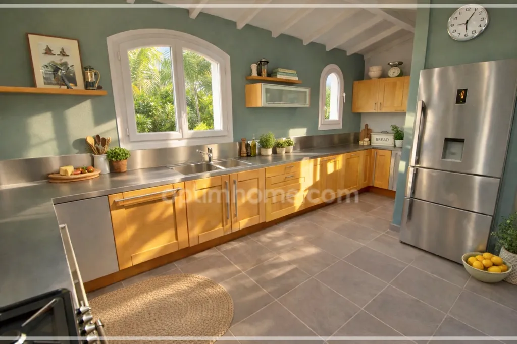 Cuisine - Maison avec Piscine et Bureau à Montélimar