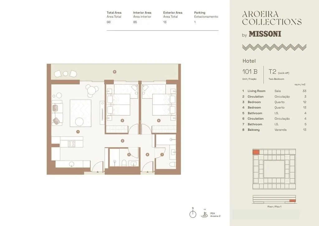 Plaan - Luxury Apartment with Pool in Almada