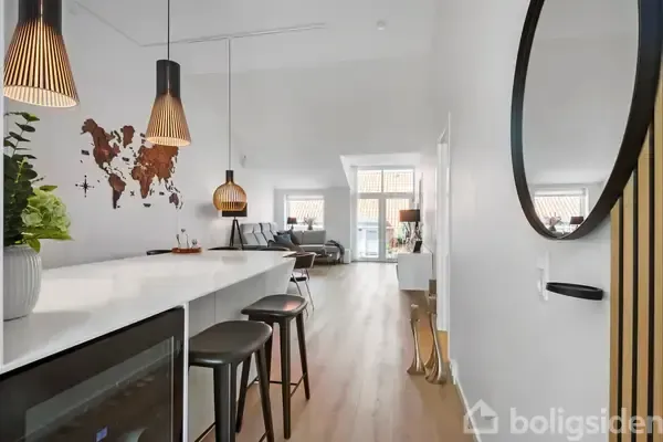 Cuisine - Penthouse with Terrace in Køge Centre
