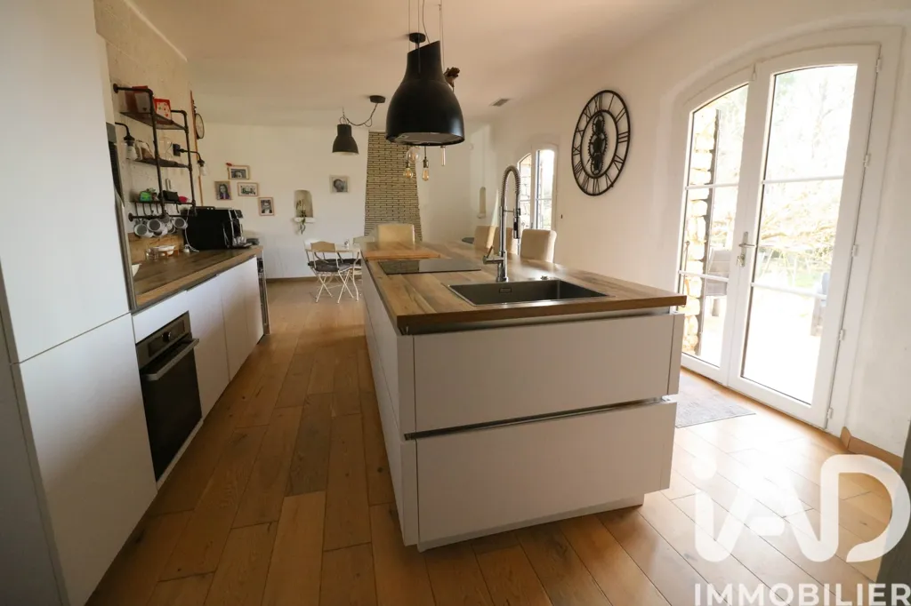 Cucina - Renovated Flat-Plan House with Pool in La Roquebrussanne