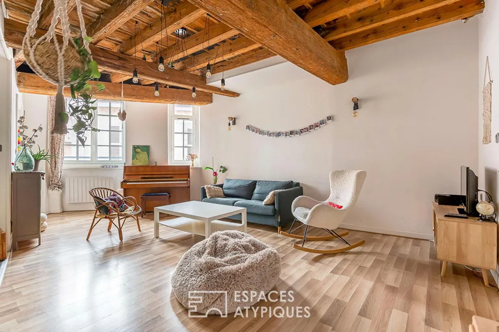 Soggiorno - Charming Flat with River View in Lyon