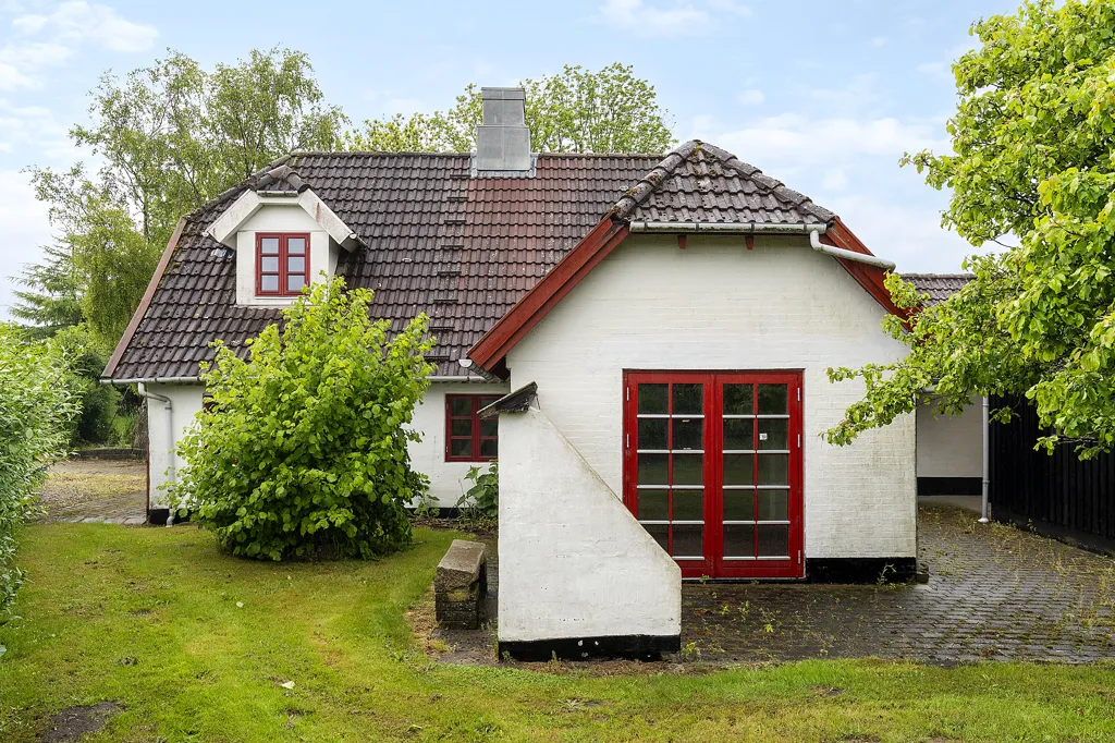 Esterno - Villa with Fireplace in Uldal, Vojens