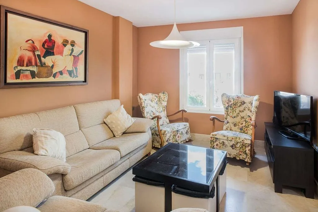 Séjour - Charmingly Adjoined House with Sea View in Los Álamos