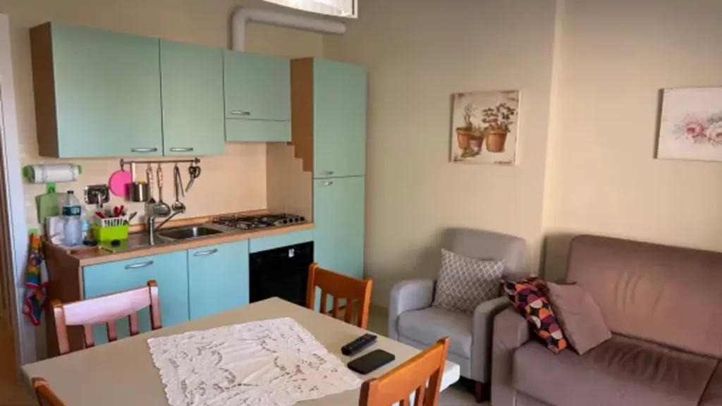 Köök - Modern Flat with Terrace in Sanremo