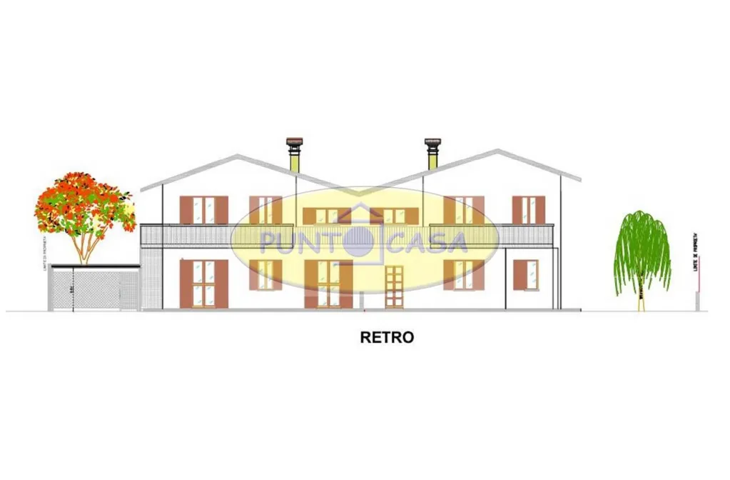 New Triplex Villa with Private Garden in Borghetto Lodigiano