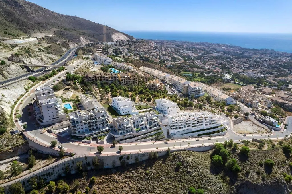 Vue aérienne - Luxury Flat with Sea View in Benalmádena