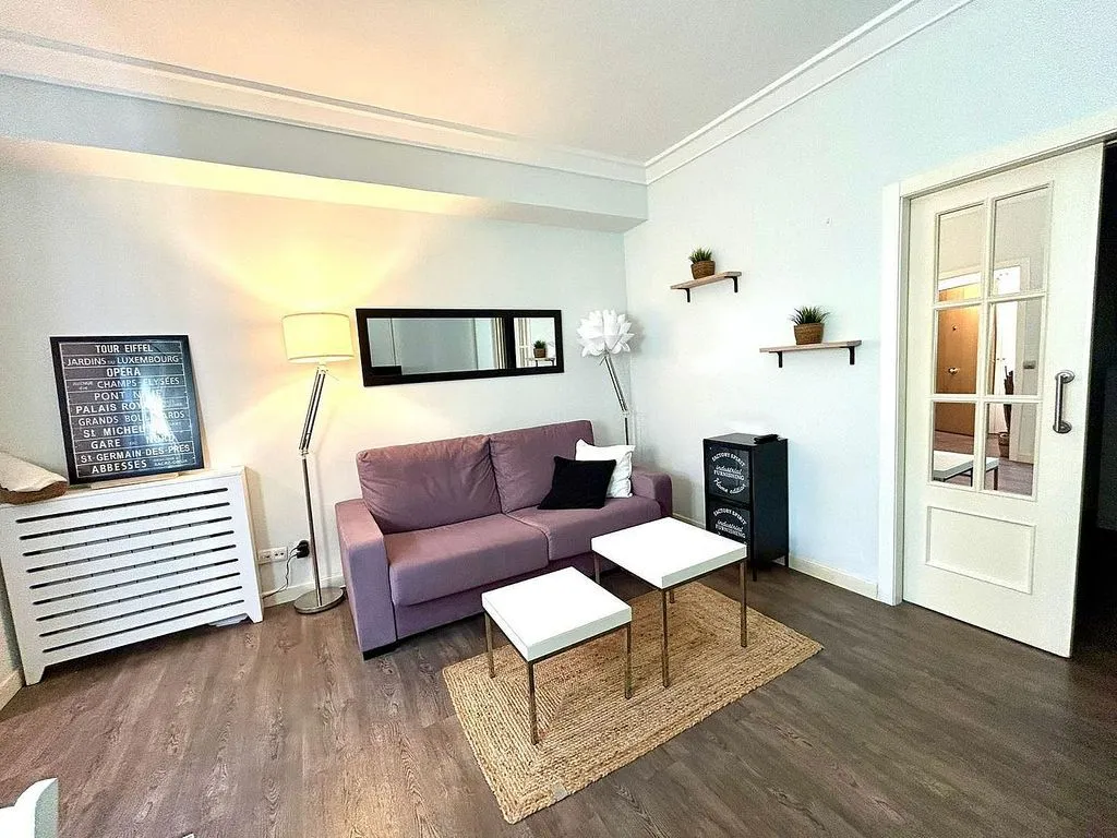 Séjour - Furnished Flat with Air Conditioning in Cuatro Caminos