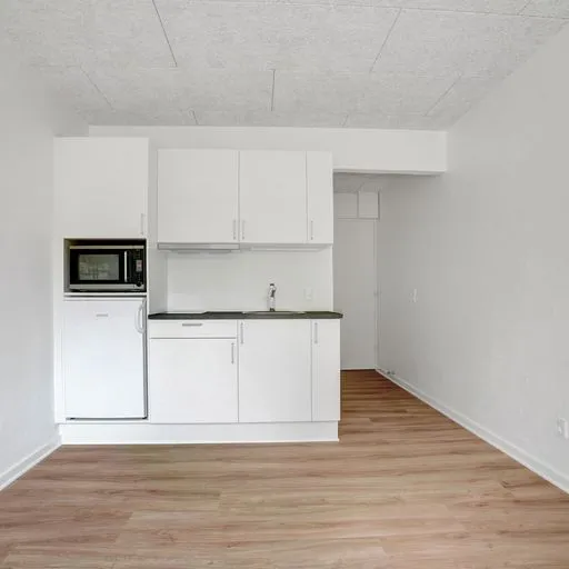 Cucina - Modern Studio Flat with Direct Cable in Copenhagen
