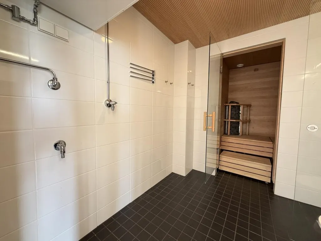 Salles de bain - Modern Apartment with Sauna in Lahti Centre