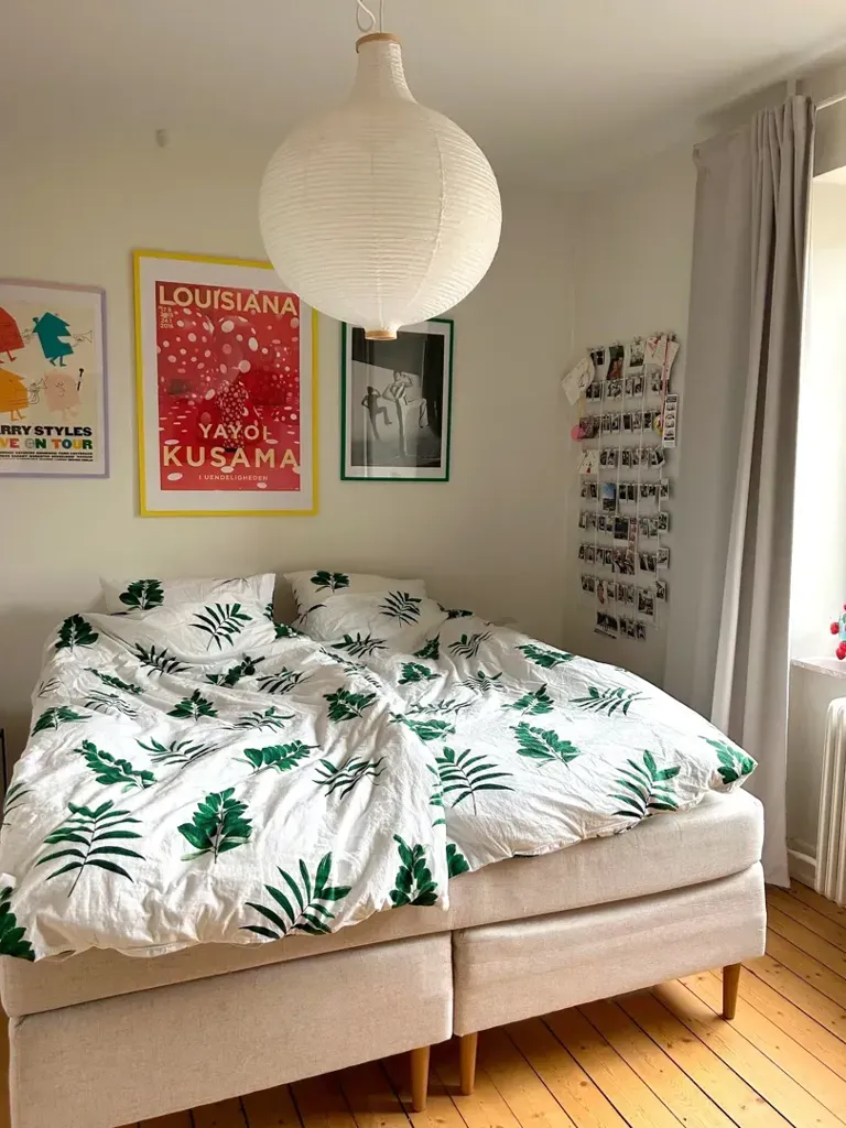 Bedrooms - 2-Bedroom Apartment with High Ceilings in Aalborg