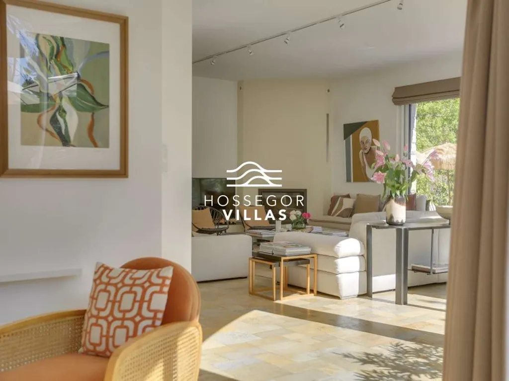 Séjour - Villa Luxueuse avec Piscine à Hossegor