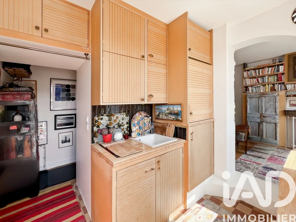 Köök - Studio with Balcony in Paris 5ème