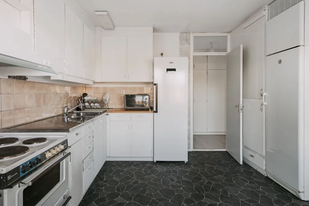 Cuisine - Apartment with Balcony in Mariestad