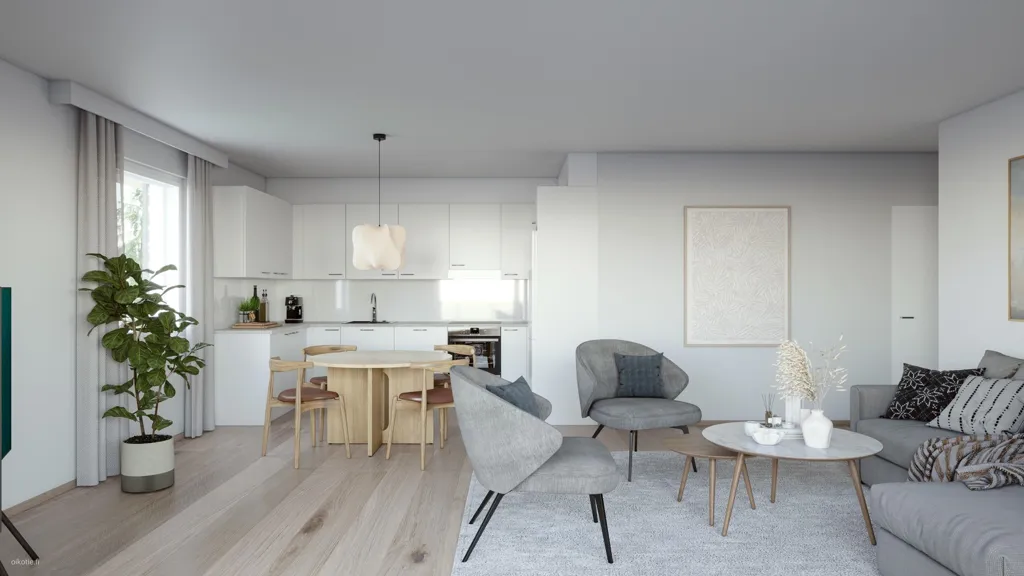 Séjour - Modern Apartment with Sea View in Lohja Centre