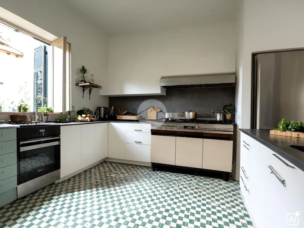 Cucina - Studio Flat for Sale with Balcony in Palermo