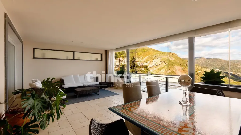Séjour - Penthouse with Panoramic Terrace in Taormina