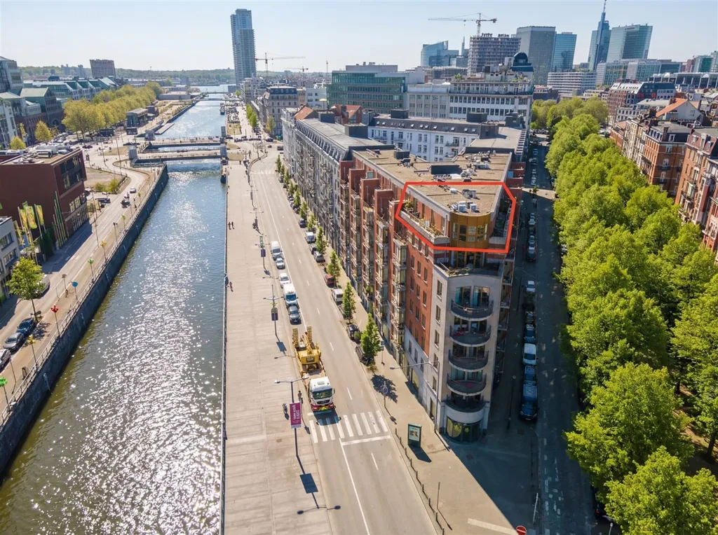 Õhuvaade - Penthouse with 300° View in Brussels