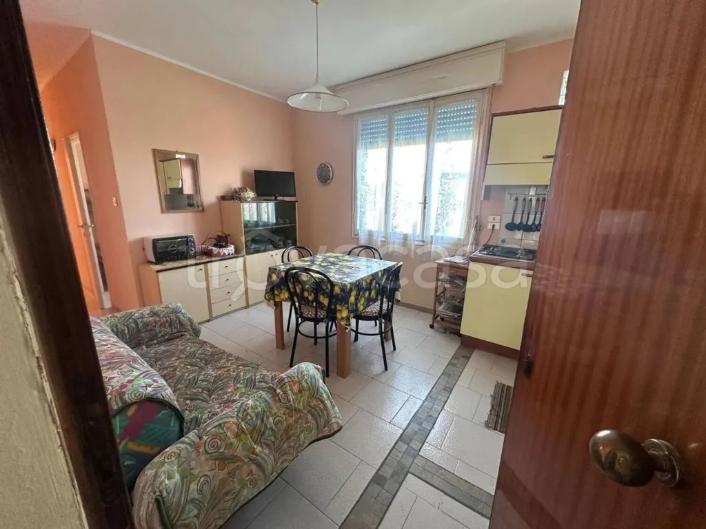 Söögituba - Fourth Floor Apartment with Sea View in Comacchio