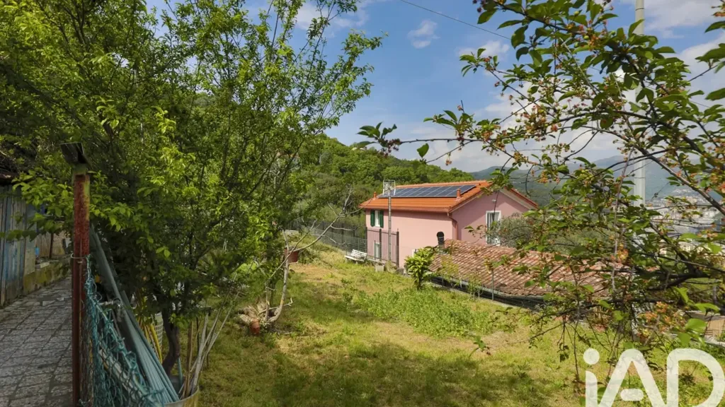 Garden - Villa with Sea View in Genoa Staglieno