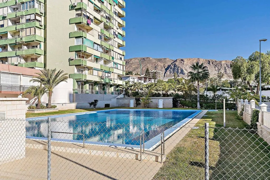 Pool - Apartment with Sea View in Aguadulce