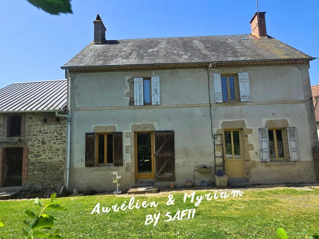 Extérieur - Fermette en Pierre avec Jardin à Saint-Maurice-la-Souterraine