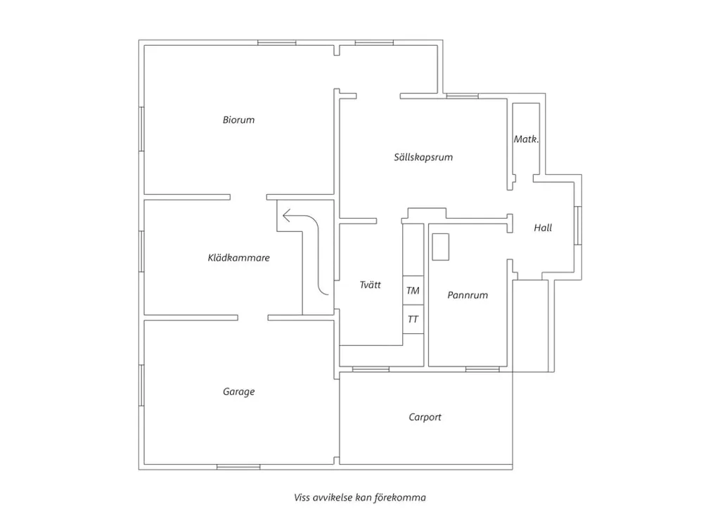 Plan - Modernised 1930s Villa with Garden in Central Kungälv