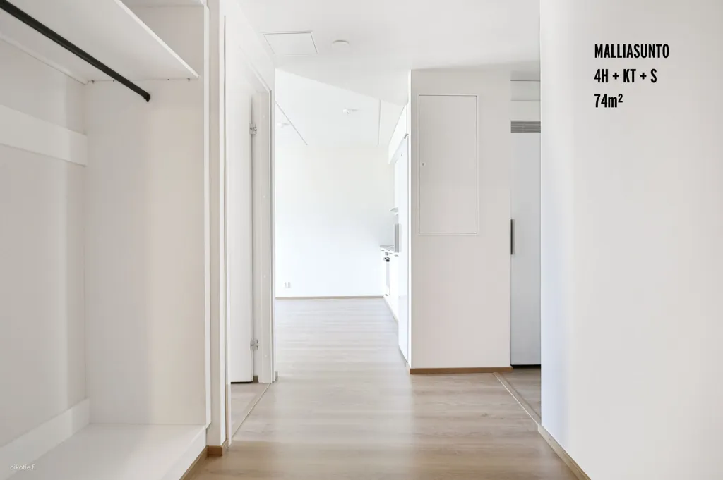 Entrée - Modern Apartment with Balcony in Leppävaara, Espoo