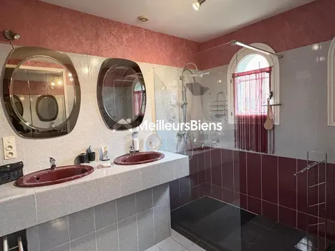 Salles de bain - Villa avec Piscine et Sous-sol à Mazamet