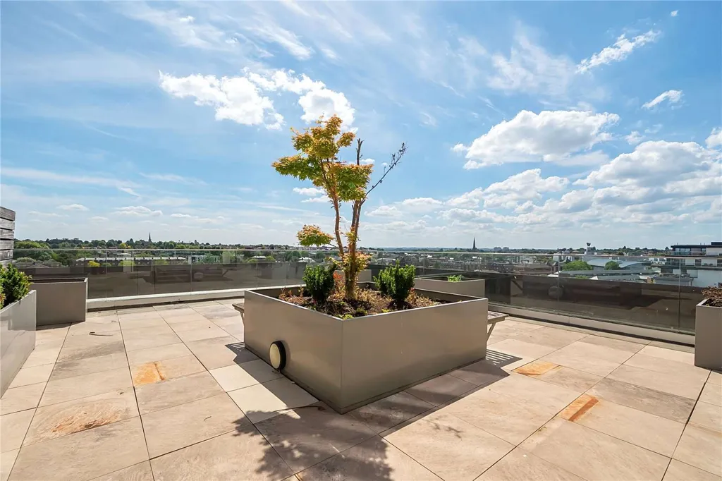 Terrace - 2-bedroom apartment in Reading