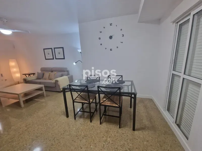 Söögituba - Equipped Flat with Patio in Blanco Belmonte