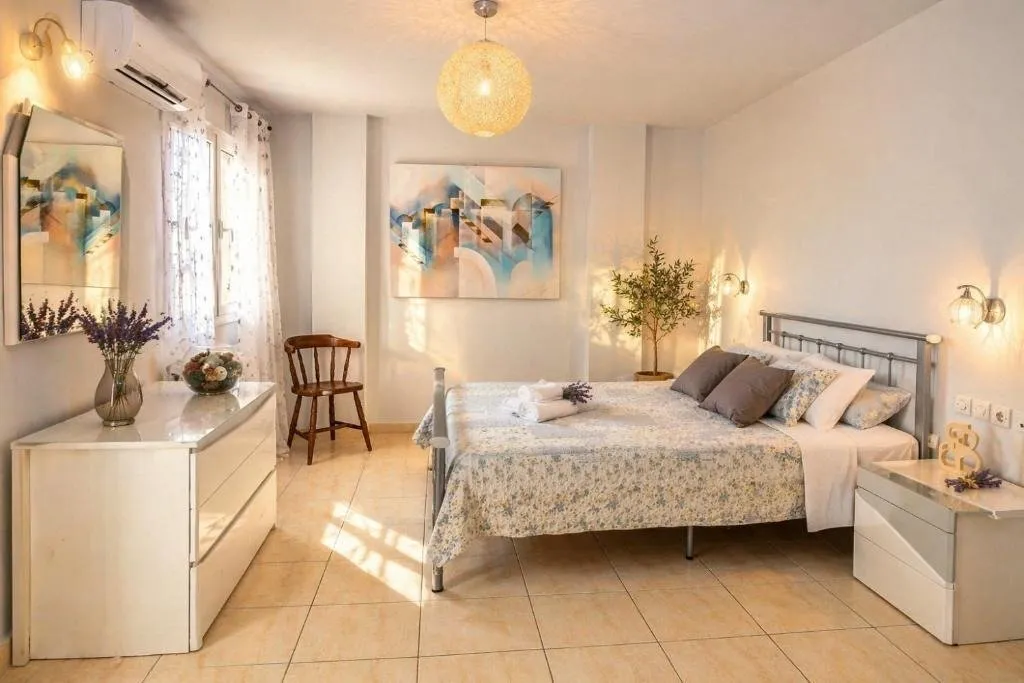 Bedrooms - Luxury Villa with Panoramic Views in Argostoli