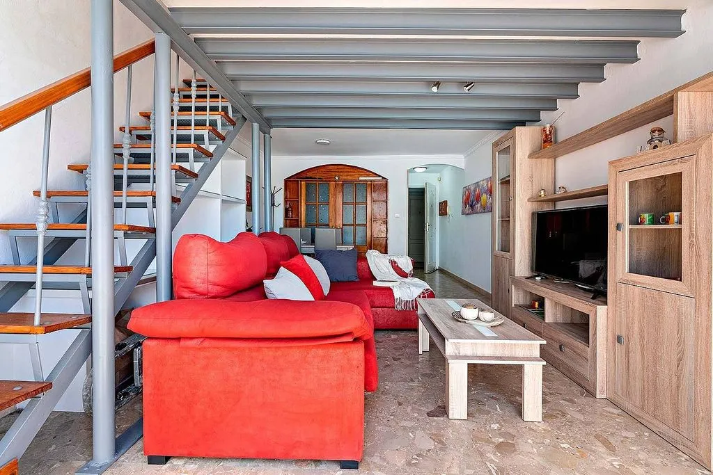 Living Room - Apartment with Sea View in Aguadulce