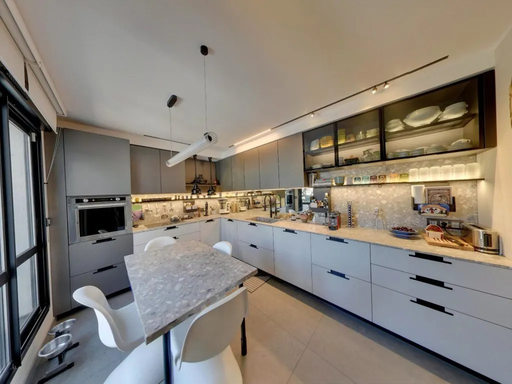 Cucina - Luxury Penthouse with Rooftop in Lyon 4ème